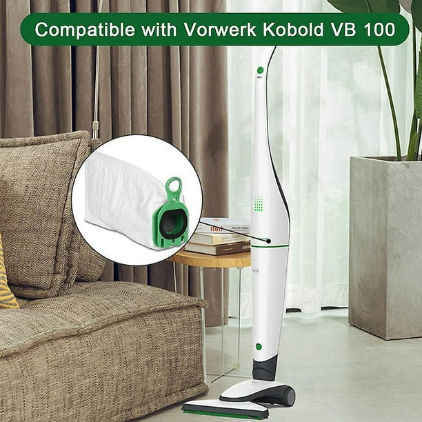 Bolsa de aspiradora para Vorwerk Kobold Vb100, filtros de bolsa de polvo al  vacío