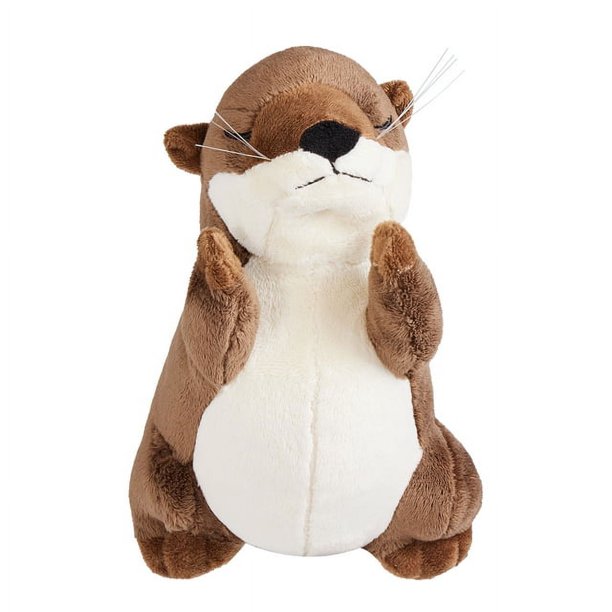 Juguete de peluche de nutria, lindo animal de peluche de nutria marina,  muñeca de dibujos animados, amigo para dormir para niños y adultos Rojo  Verde Cocina, Decoración y Otros