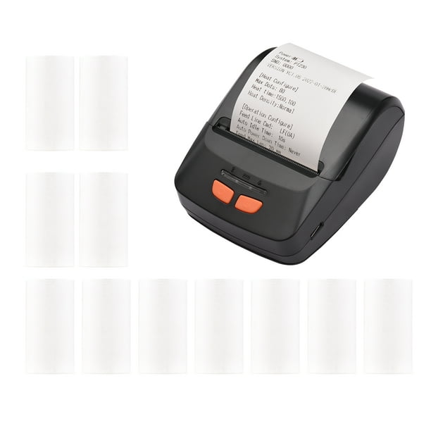 Mini Impresora Portátil Bluetooth Térmica Inalámbrica Ticket
