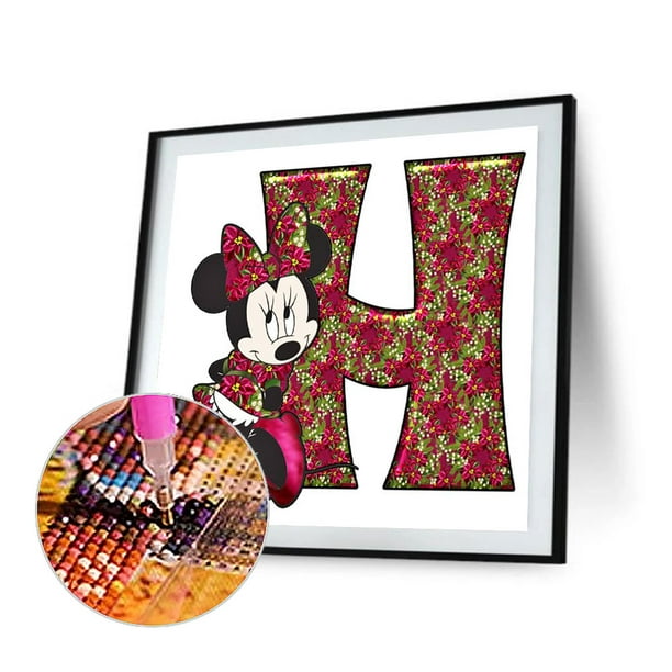 Kits de pintura de diamantes de silueta de princesa de Disney, taladro  redondo completo (V2453) Sywqhk Decoración hogareña