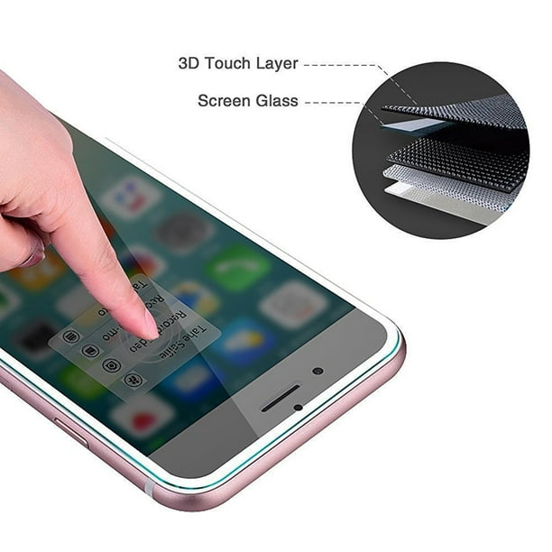  Protector de pantalla para iPhone 14 Pro de vidrio templado,  paquete de 3 transparencias, compatible con funda de dureza 3D Touch 9H,  6.1 pulgadas : Celulares y Accesorios