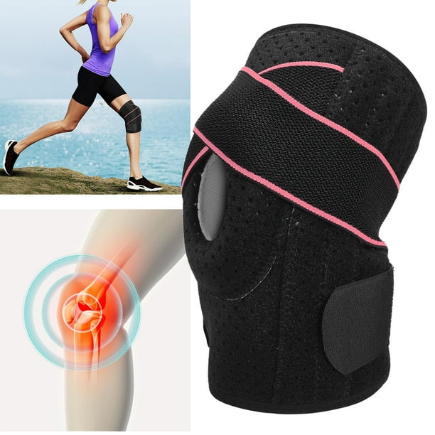 Rodillera con bisagras para dolor de rodilla, rodilleras para menisco,  soporte de rodilla con estabilizadores laterales para mujeres y hombres