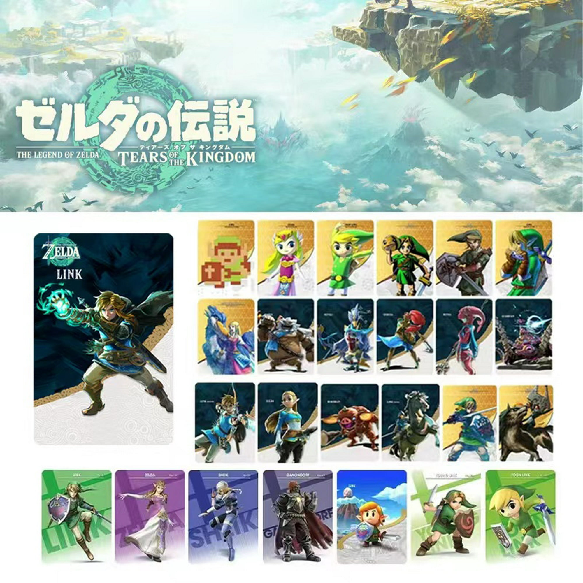 38 Nuevas Tarjetas Amiibo Zelda Switch & Lite Oled Nfc