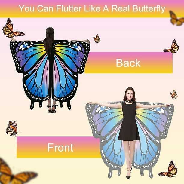 Alas de mariposa Disfraces de mariposas para adultos Capa de ala
