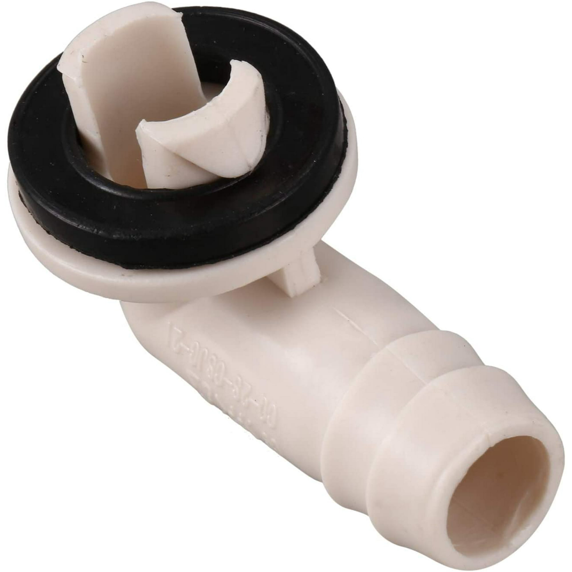 Codo conector de manguera de drenaje 15mm/0,59 pulgadas con anillo de goma  sin fugas fácil de instalar para unidad externa de aire acondicionado -  AliExpress