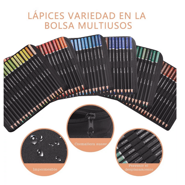 120 Lápices De Colores Brut Set De Arte De Lápiz Profesional