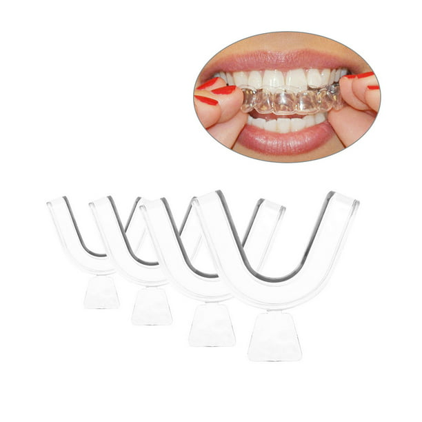 Protector bucal de silicona suave bandeja para rechinar bruxismo  blanqueamiento dental Ehuebsd cuidado de higiene bucal 1 24 unidades