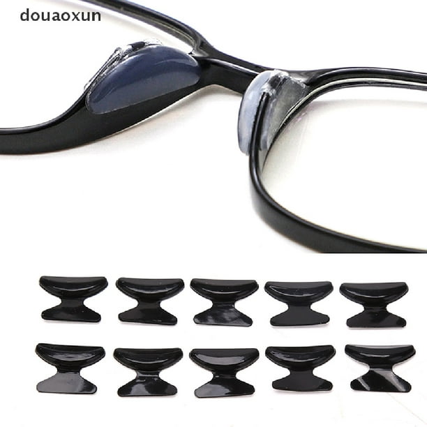 Douaoxun 5 Pares De Almohadillas De Silicona Antideslizantes Para Nariz ,  Gafas De Sol MX huangjie unisex