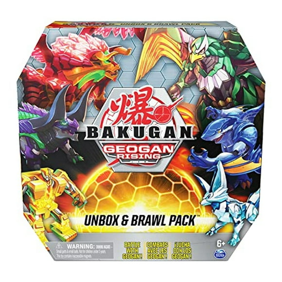 figuras de acción coleccionables bakugan unbox con 4 bakugan y 2 geogan bakugan bakugan