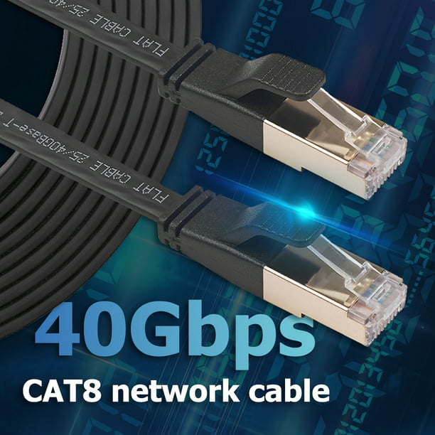 Cable Ethernet Cat8 de 40 Gbps SFTP LAN Patch Cord con conector RJ45  chapado en oro Ndcxsfigh Para estrenar