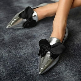 Zapatos de cuero para mujer Punta estrecha Casual Color sólido Sandalias planas con la Wmkox8yii ghj2592 | Walmart línea