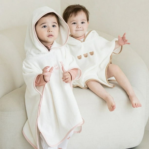 Comprar Precioso bebé niñas dibujos animados con capucha Albornoz niño niño  baño toalla bata ropa de cama manta