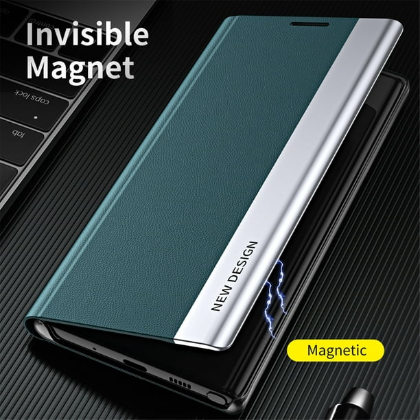 Funda para teléfono XIAOMI REDMI Note 10 LITE, piel sintética de alta  calidad, ajuste delgado, para REDMI Note 10 LITE, 2 ranuras para tarjetas
