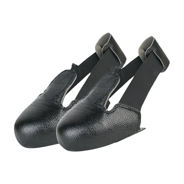 Fundas de seguridad para zapatos de punta de acero, puntera de acero  universal, cubierta de cuero para el lugar de trabajo con correa ajustable