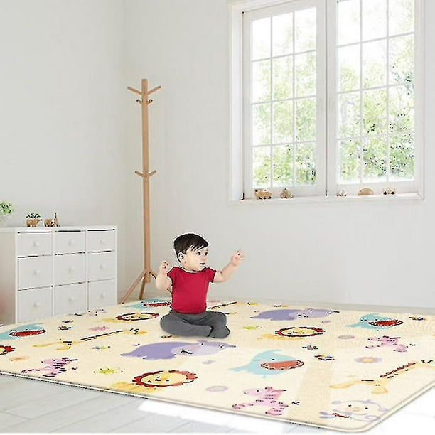 Almohadilla de escalada para bebés impermeable alfombra gruesa jardín de  infantes patrón de dibujos animados alfombra infantil rectangular grande