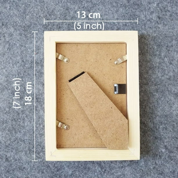 Reloj Digital de Sobremesa Marrón PVC Madera MDF (11,7 x 7,5 x 8 cm)
