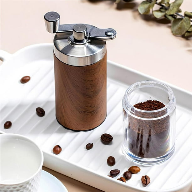 Molinillo de café manual de cerámica, molinillo de café manual  multifuncional de gran capacidad, mango cómodo para el hogar