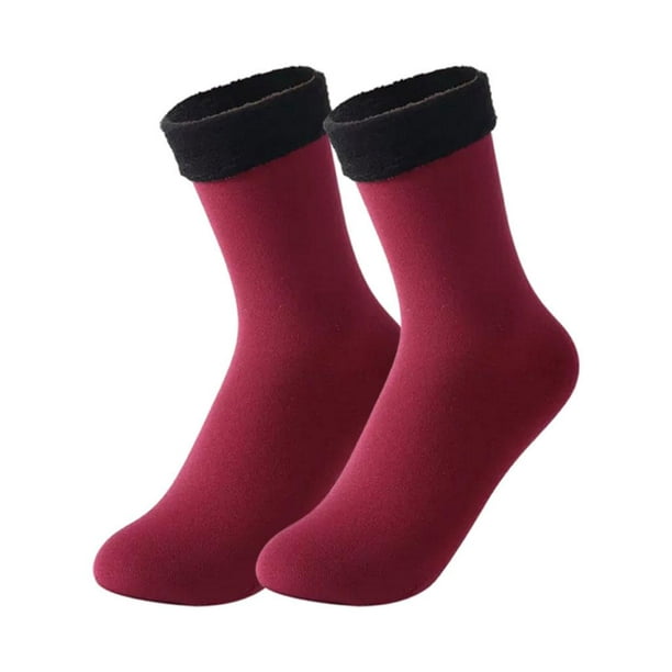 3 par/lote de calcetines térmicos gruesos cálidos de invierno para mujer,  calcetín sin costuras de lana Cachemira nieve, botas suaves de terciopelo,  calcetines para dormir en el suelo, calcetines Tan Jianjun unisex