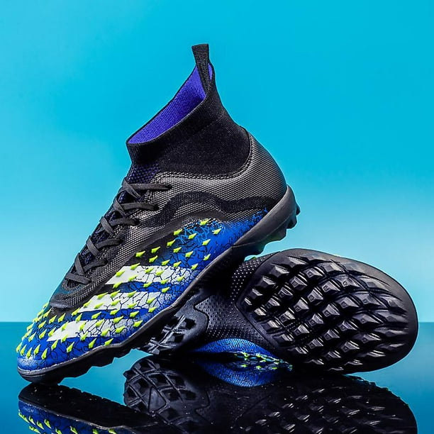Zapatos de fútbol para hombre, botas de fútbol de tobillo alto para  adultos, calzado deportivo de entrenamiento de hierba, zapatillas X30