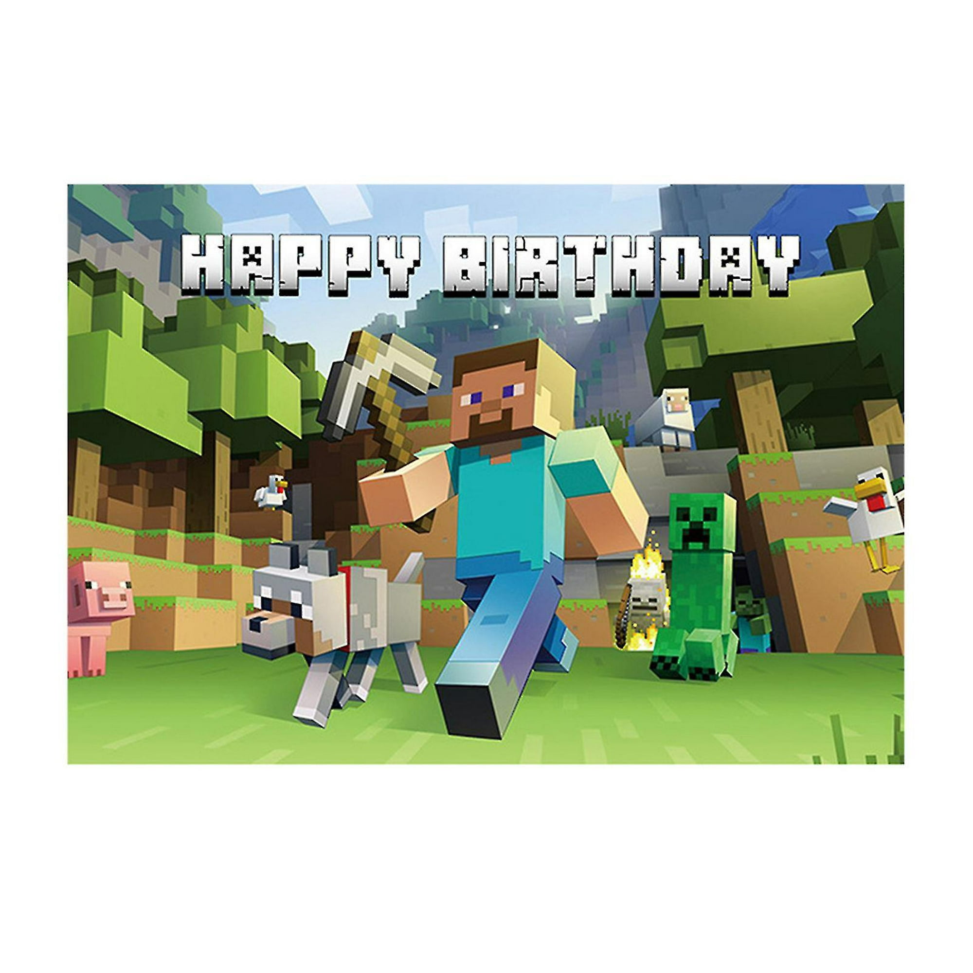 50 ideas para fiesta Minecraft  Cumpleaños con tema de minecraft,  Decoraciones de fiesta de minecraft, Fiesta de tema de minecraft