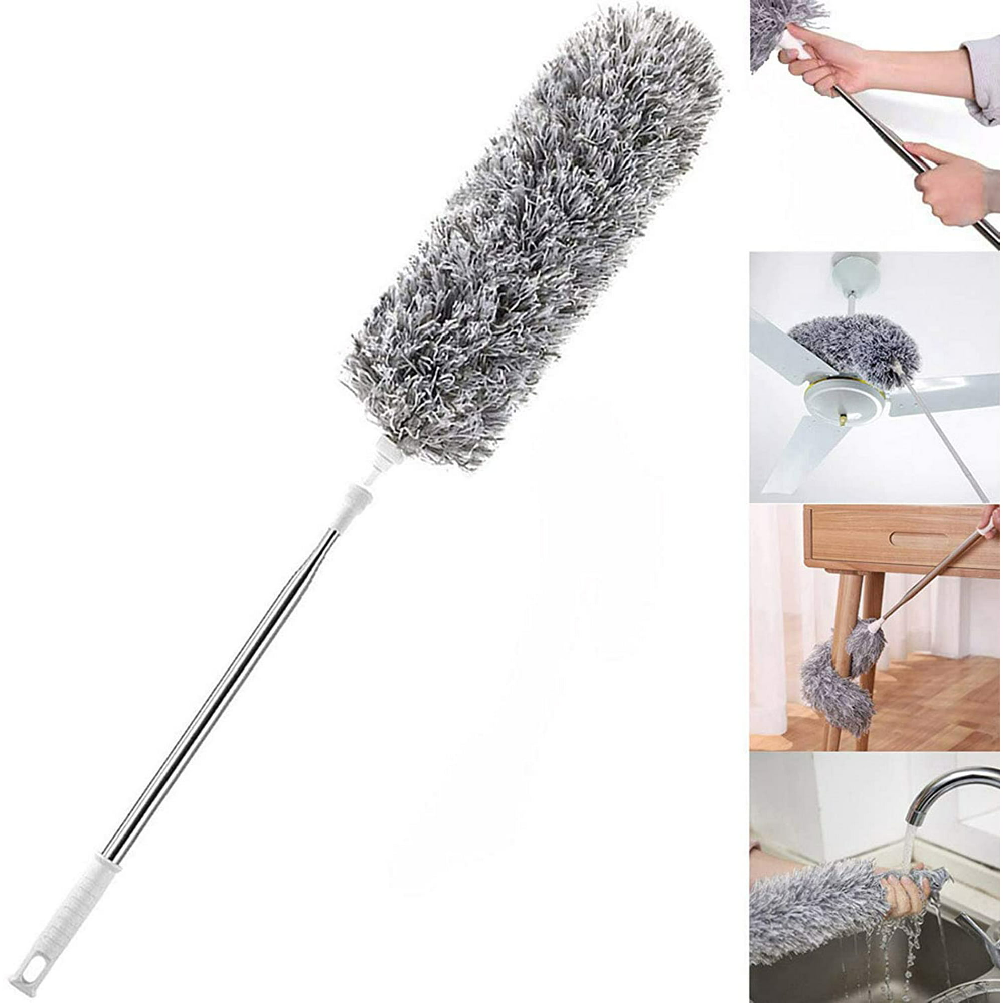 Plumero de plástico arcoíris - Limpiador de cepillo para polvo, limpiador  de polvo para techo y muebles