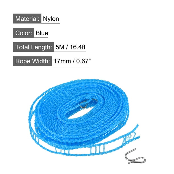 Portátil Tendedero, 16.4 Pies Nylon Viento Resistente