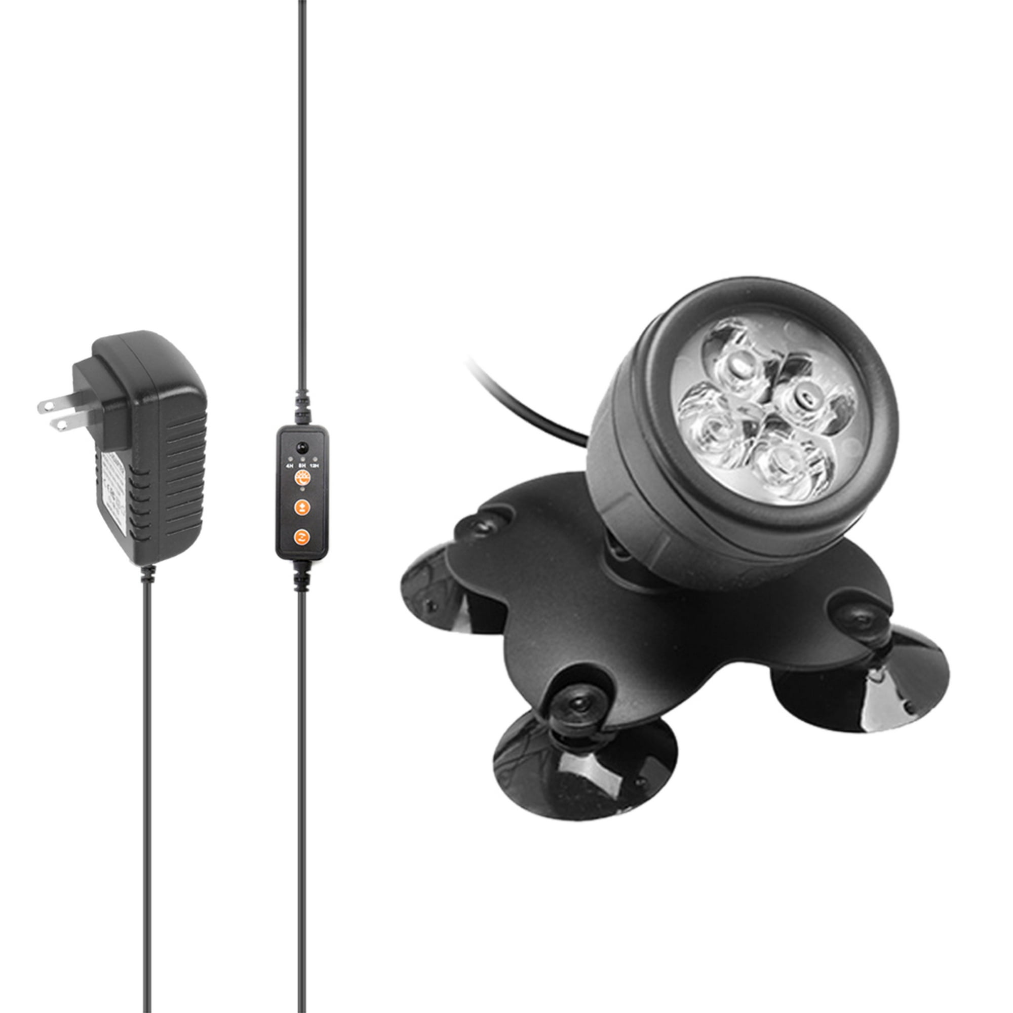 Leyfeng Juego De Luces Submarinas Con Lámpara De Buceo Subacuática Rgb De 4 Led Con Control De 