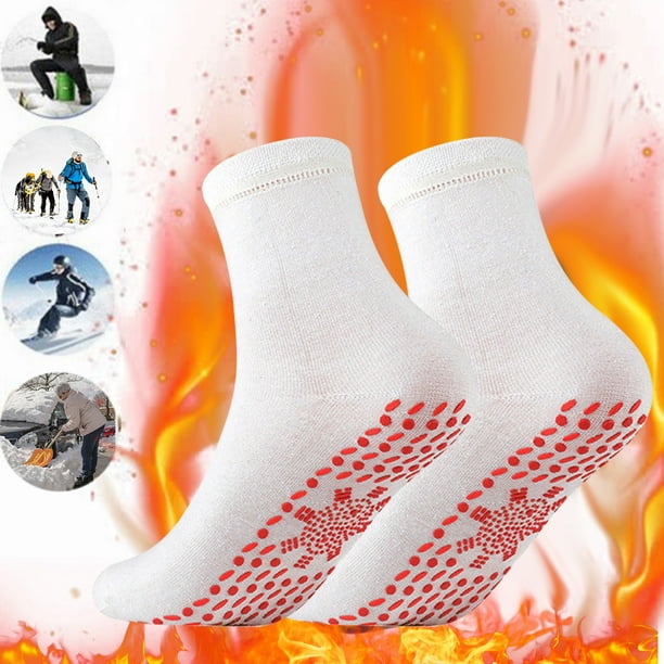 Calcetines calefactores eléctricos de invierno Calcetines térmicos para  hombre para mujer calcetines térmicos más calientes sin batería Trekking  Esquí Ciclismo Calcetines calientes