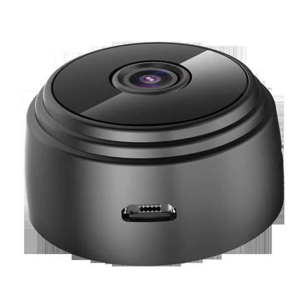 Mini cámara espía wifi, 1080p cámara de vigilancia para el hogar, Ph App,  Vis, conversación de dos vías, 32g SD incluido, cámara para mascotas,  Yanlieso