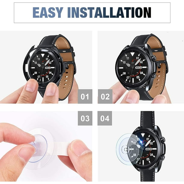 Vidrio Cristal Templado Protector Reloj Inteligente Samsung Galaxy Watch 3  45mm