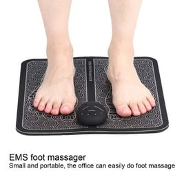 Masajeador de pies eléctrico, masajeador de pies USB EMS, estimulador  muscular de circulación de pies para hombres y mujeres, relaja los músculos  rígidos, 6 modos, 6 niveles de intensidad (carga USB) Vhermosa