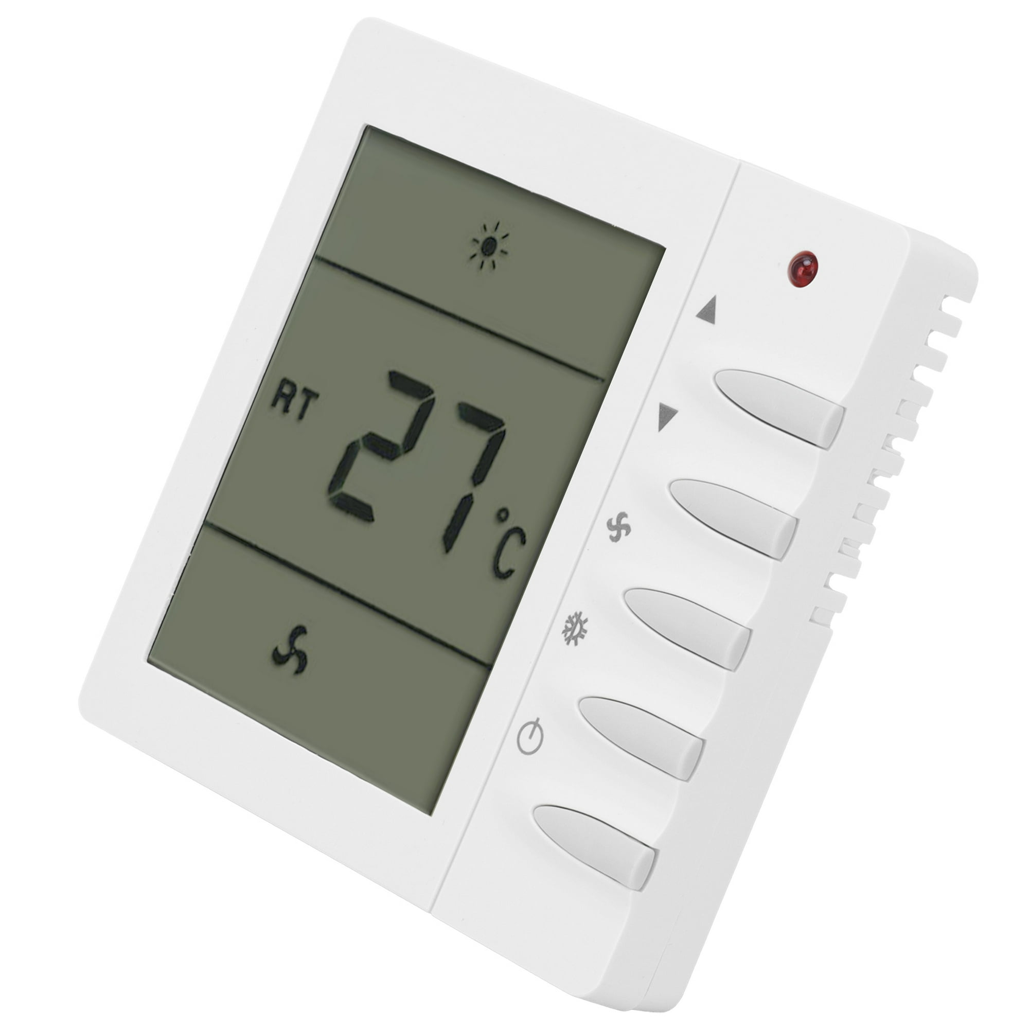  8839F - Termostato digital LCD controlador de temperatura  central de aire acondicionado con tornillos de pantalla táctil AC180260V,  panel de interruptor, mejoras para el hogar, termostato : Herramientas y  Mejoras del