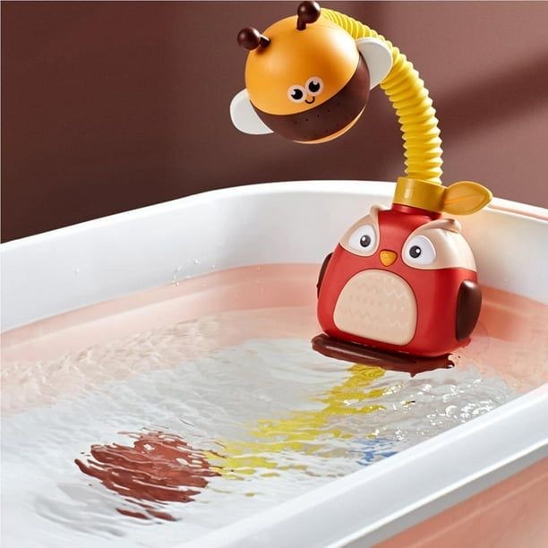SY Baño de bebé mejora ducha eléctrica Doble rociador bañera