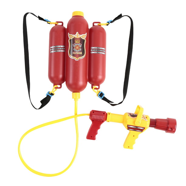 Modelo Bombero juguetes mochila de pulverización de agua juguete blaster  extintor con boquilla y el tanque Set niños al aire libre de agua playa  juguete para niños regalos Eccomum Modelo