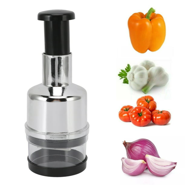  Picadora manual de alimentos High Speedy para verduras, frutas,  ajo, nueces, libre de BPA, picadora mini mano tirando. : Hogar y Cocina