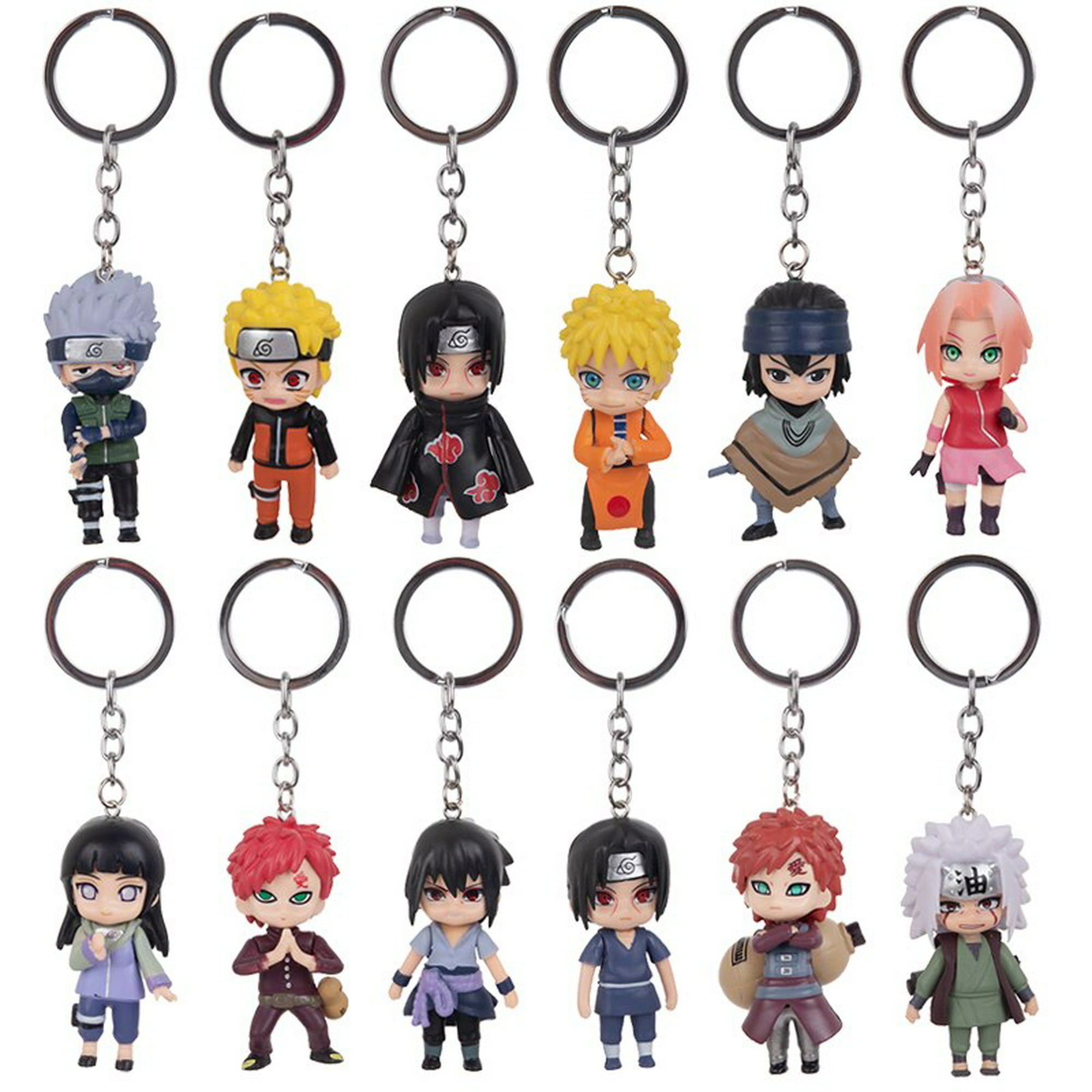 Figuras de acción de Naruto para niños, muñecos Kawaii de Anime, Sasuke,  regalo de vacaciones, 6 uni Fivean Figuras de anime