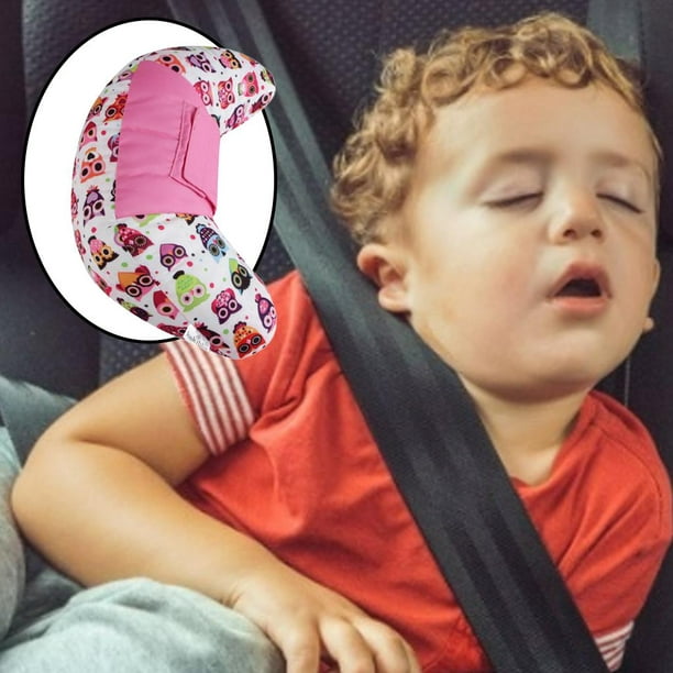 Almohada para el cuello del coche de los niños, cinturón de seguridad  almohadilla para dormir, cojín de apoyo para los hombros para niños