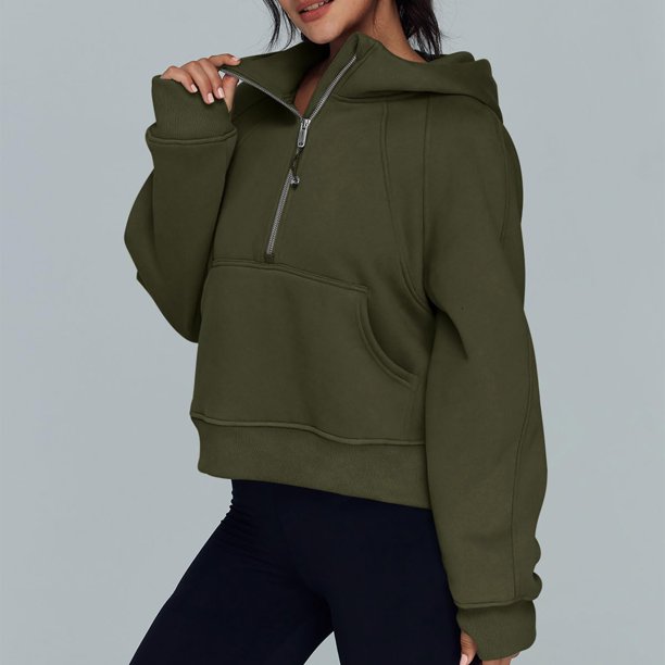 CHAQUETA DEPORTIVA DAMA VERDE MILITAR