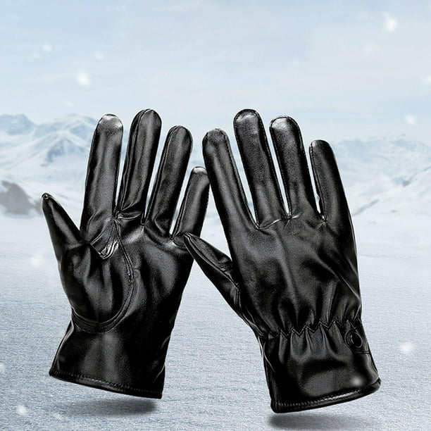 Guantes impermeables de invierno para hombre, guantes de