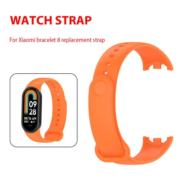 Reloj inteligente pulsera correa de silicona para Xiaomi Mi Band 8 Smart  Band (rojo) Likrtyny Para estrenar