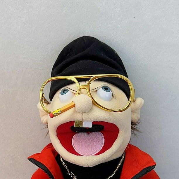Jeffy Hand Puppet 19.69IN Figura Rellena Juguete Muñeco de Peluche Juguete  Regalo de cumpleaños para niños