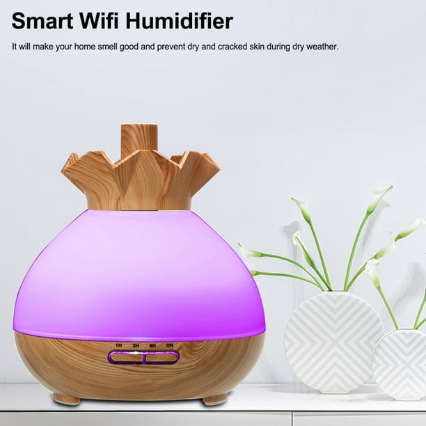Difusor de aromas aceites esenciales - Humidificador WiFi compatible  SmartLife 