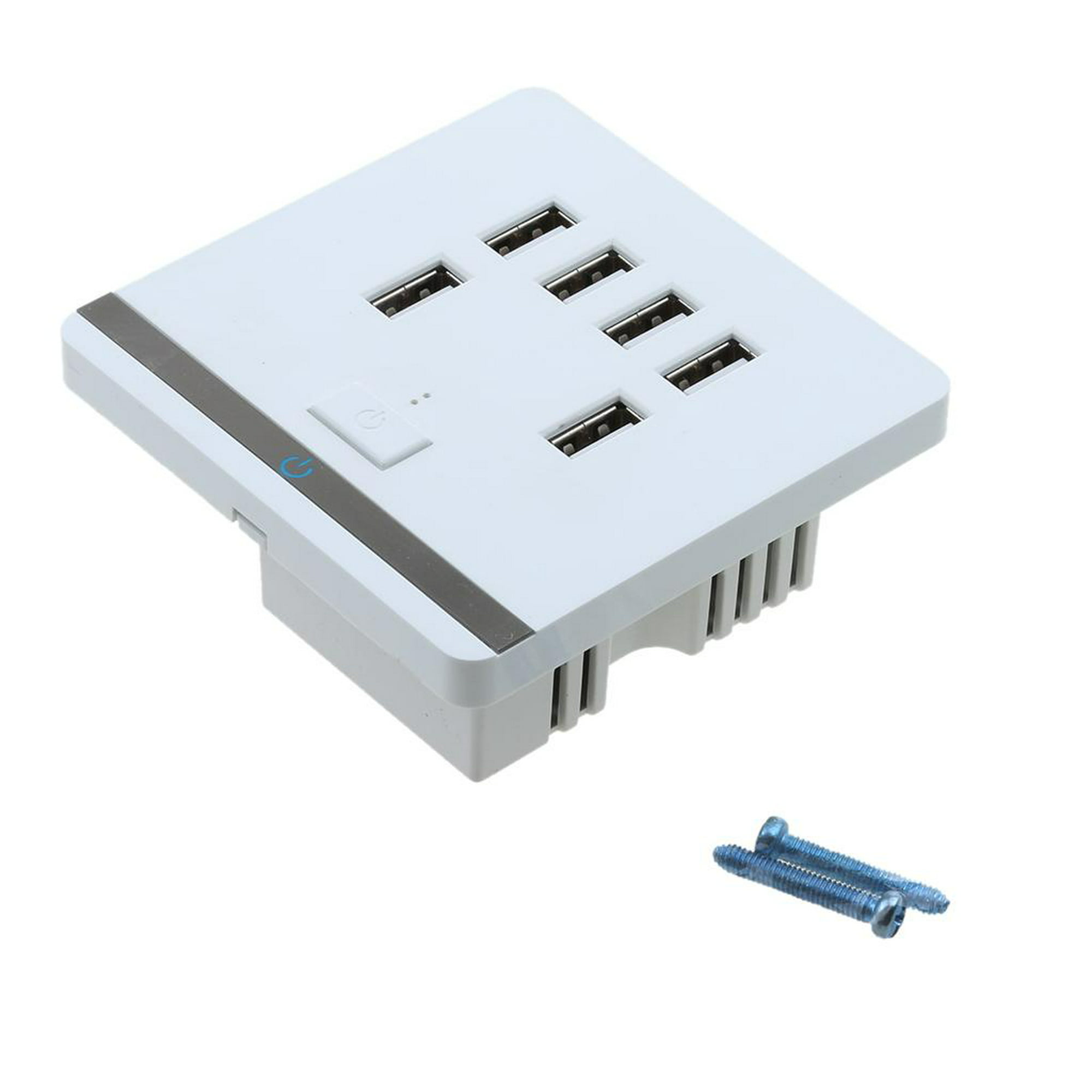 Enchufe de pared con interruptor de luz táctil tipo C con enchufes USB,  toma de corriente
