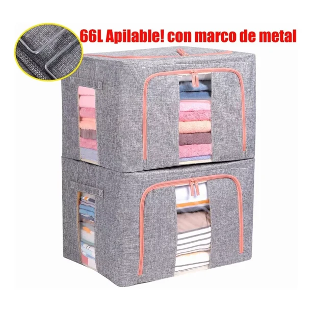 BOÎTES DE RANGEMENT pliables avec portes, bac de rangement pliable pour