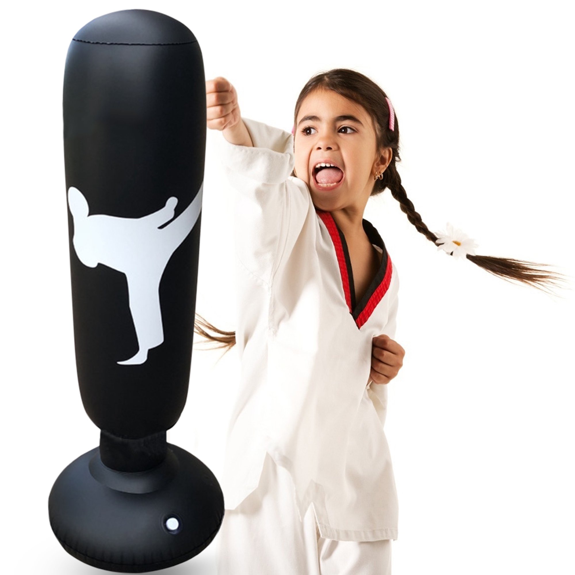 Saco de Boxeo de Dinosaurios para niños - Juego de Saco de Boxeo