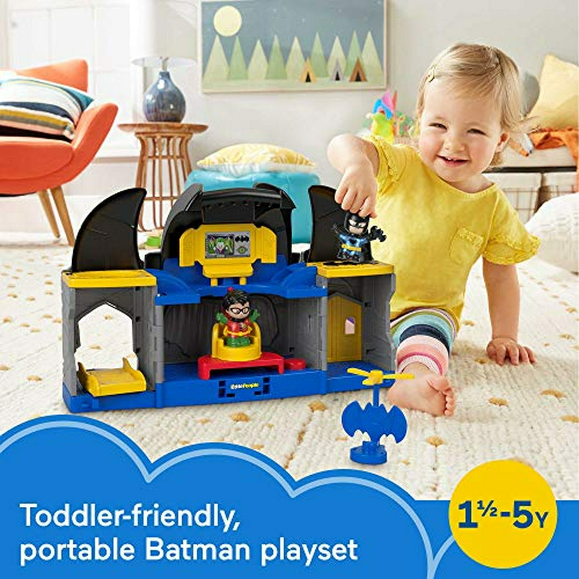 Juguete para Bebés FISHER PRICE Ace & Batman