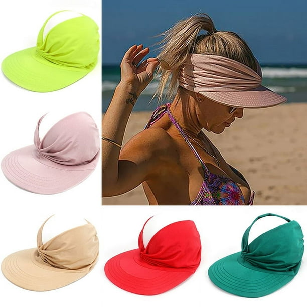 Sombreros deportivos para mujer, gorra de béisbol vacía, sombreros para el  sol para mujer con protección UV, sombreros para el sol para niñas jóvenes  Rojo Verde