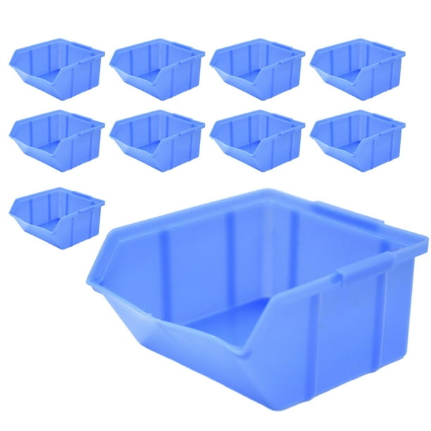 10 piezas organizador de clavos y tornillos caja de herramientas organizador  de almacenamiento de piezas resistente para el hogar pasatiempos llave  mayimx Contenedores de almacenamiento de garaje