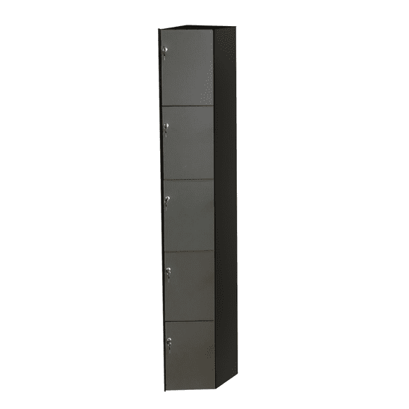 casillero locker de melamina minimalista negro mateoxford decomobil casillero01