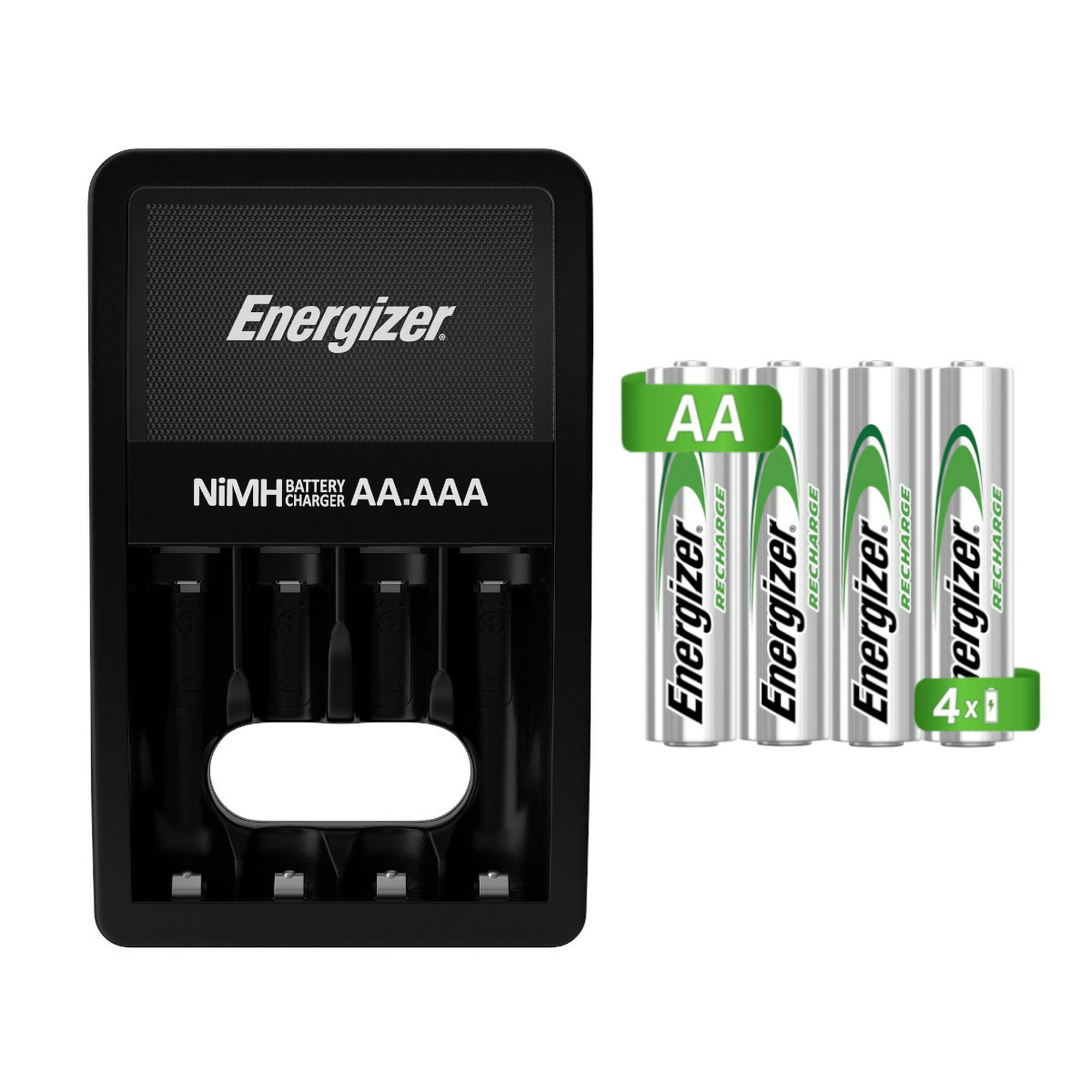 Kit cargador con pilas recargables AA, AAA, 9V, 13 pilas recargables